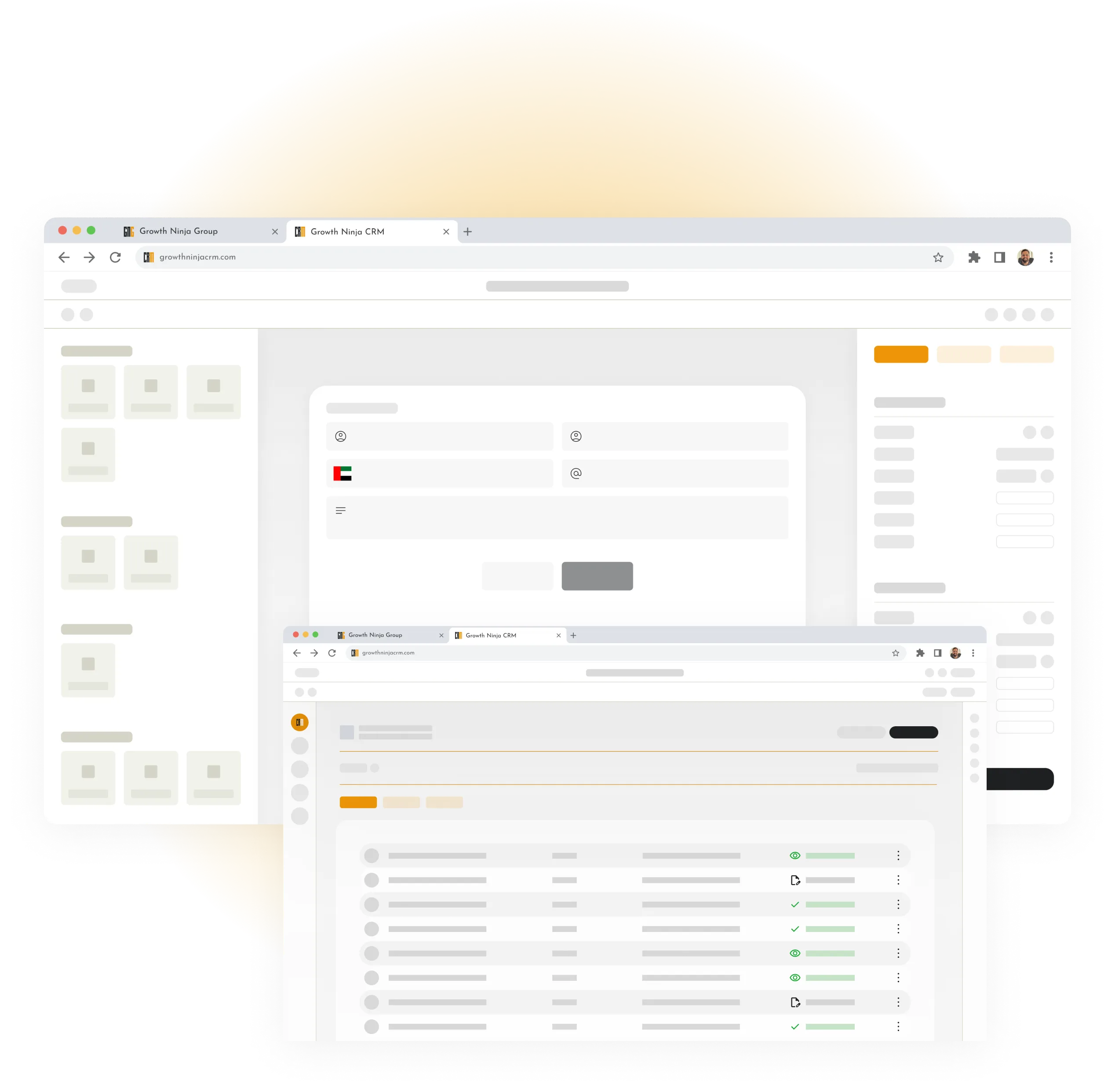 Growth Ninja CRM form and survey builder with digital document signing